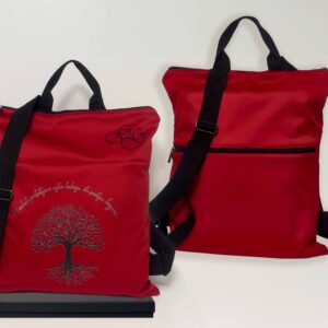 Mochila Impermeable Arbol de la vida Rojo
