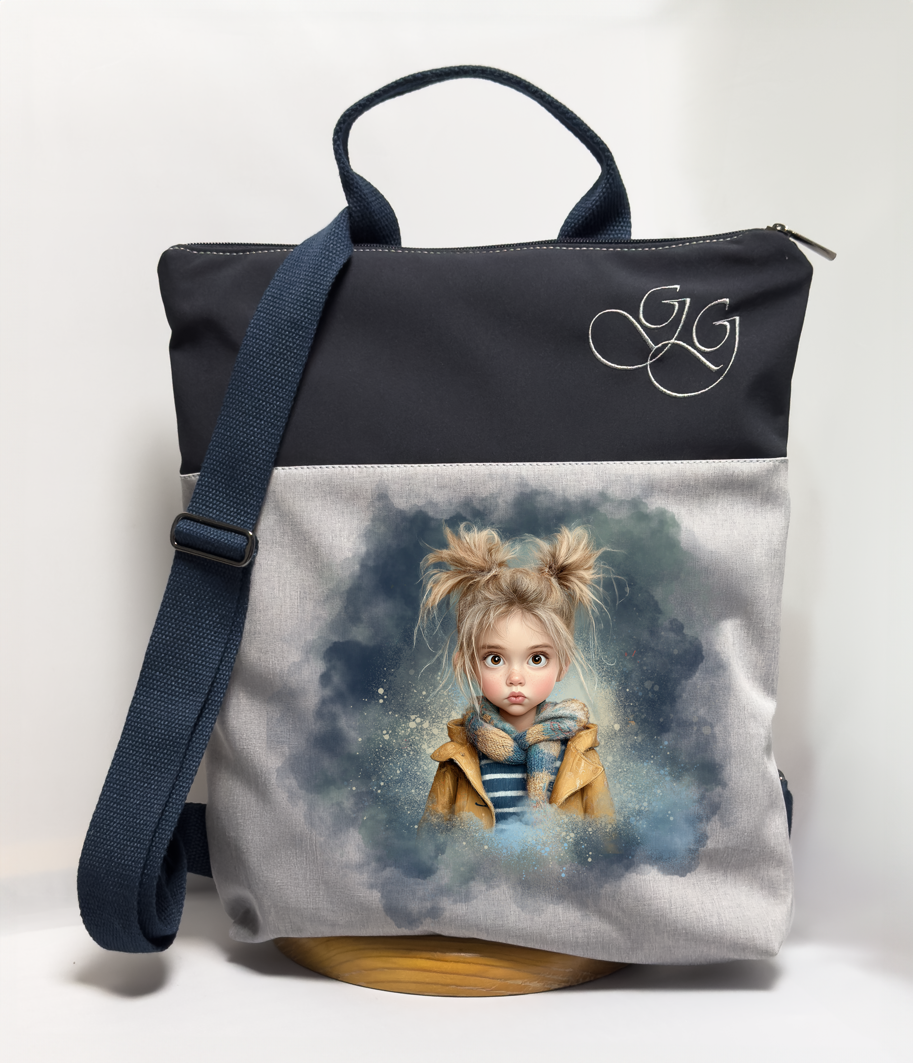 Mochila Impermeable niña rubia
