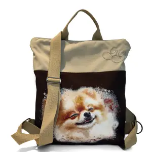 Mochila Pomerania marron