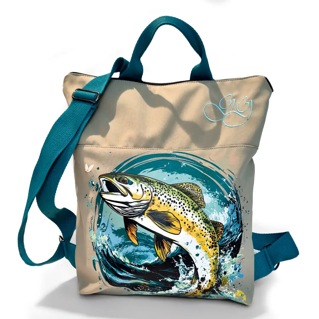 Mochila trucha salmonida
