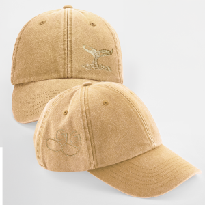 Gorra Amarilla de Algodón Orgánico con Cola de Ballena