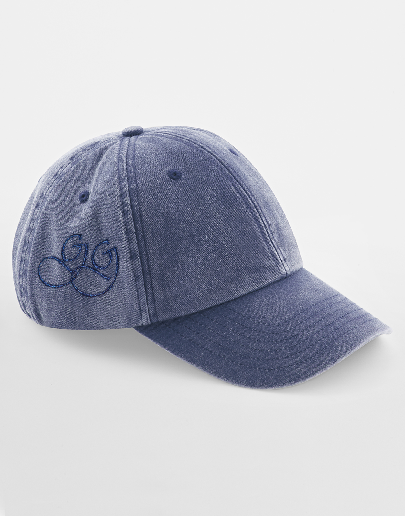 Gorra Azul Orgánica con Rosa de los Vientos - Imagen 3