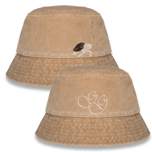 Gorro Bucket marrón de Algodón Orgánico