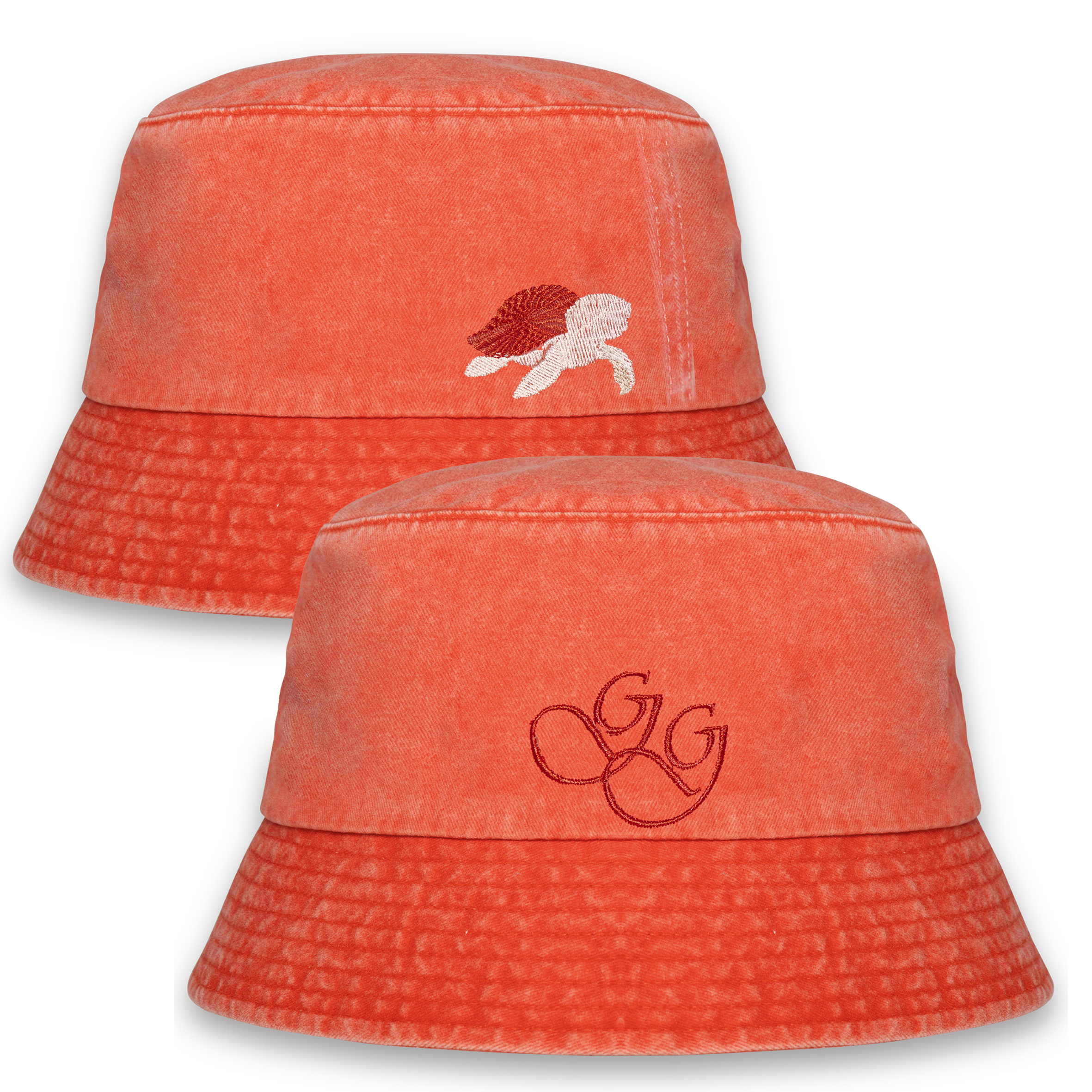 Gorro Bucket naranja de Algodón Orgánico
