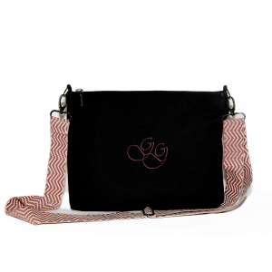Bolso bandolera negro impermeable
