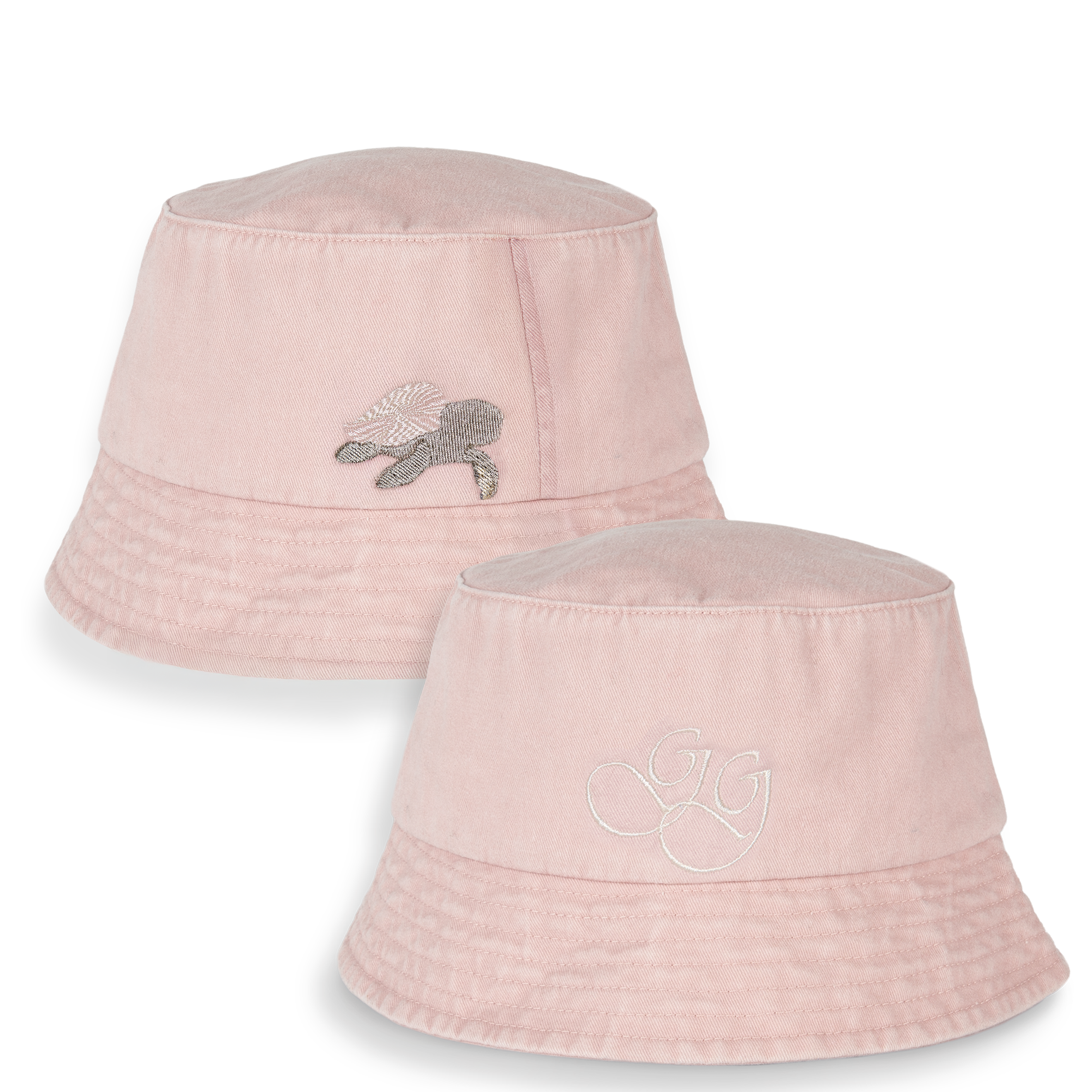 Gorro Bucket Rosa de Algodón Orgánico