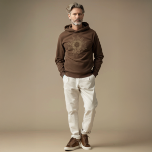 sudadera Eguzkilore marrón